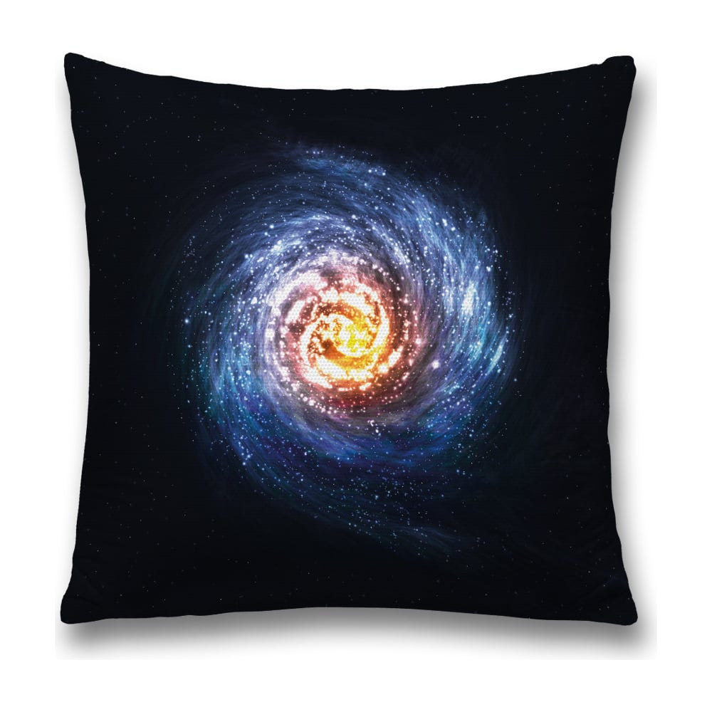 Изображение товара Декоративная наволочка JoyArty 45х45 см белая и серая мягкая застежка-молния