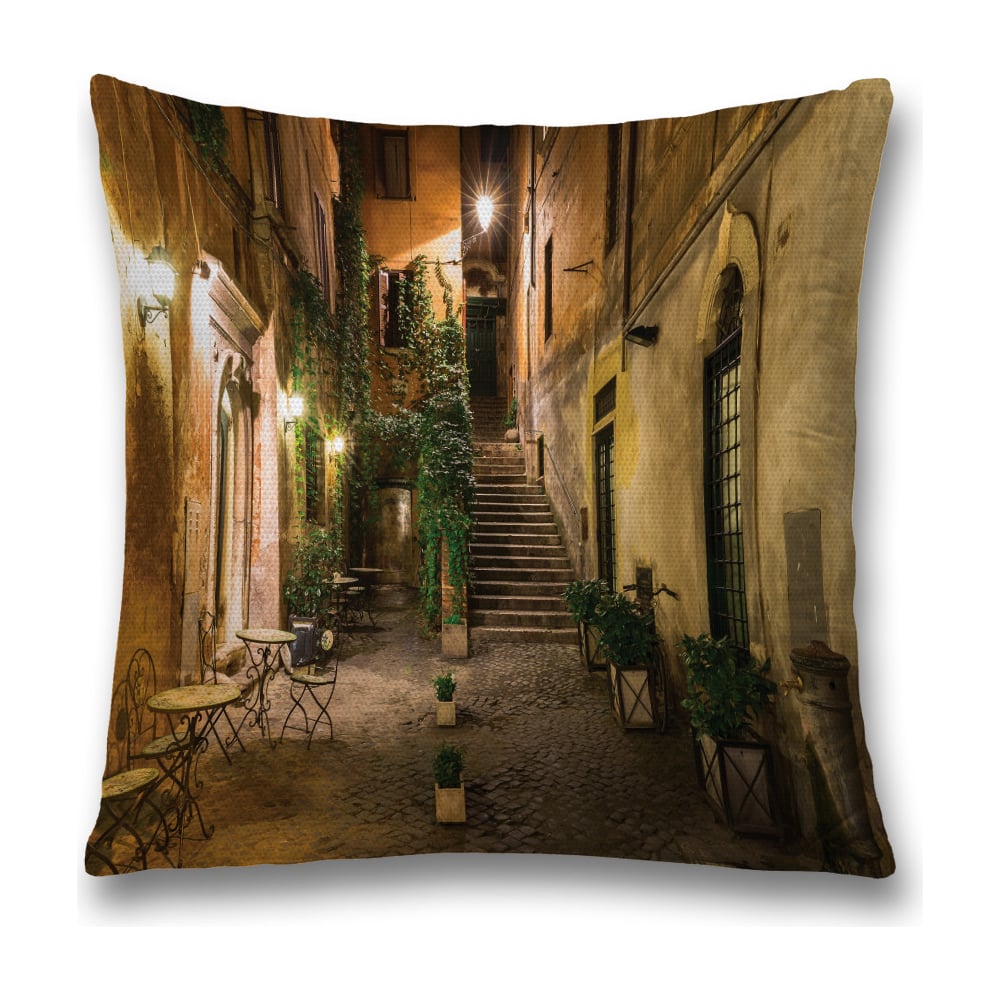 Изображение товара Декоративная наволочка JoyArty sl_17459 45x45 см коричневая зеленая