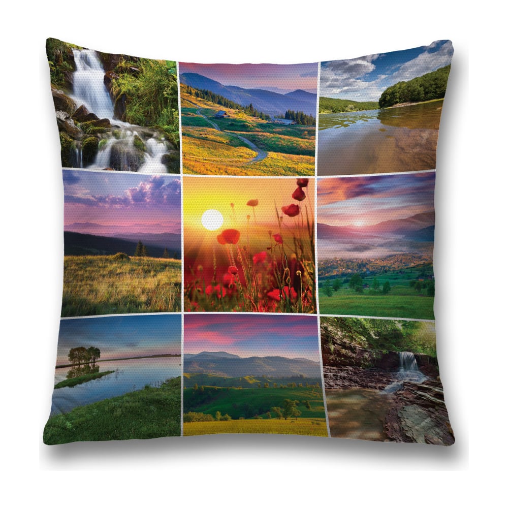 Изображение товара Декоративная наволочка JoyArty 45х45 см яркая и стильная из полиэстера