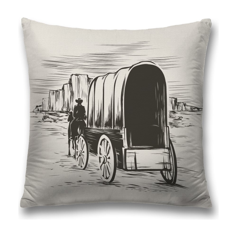 Изображение товара Декоративная наволочка JoyArty 45x45 см с молнией, три цвета