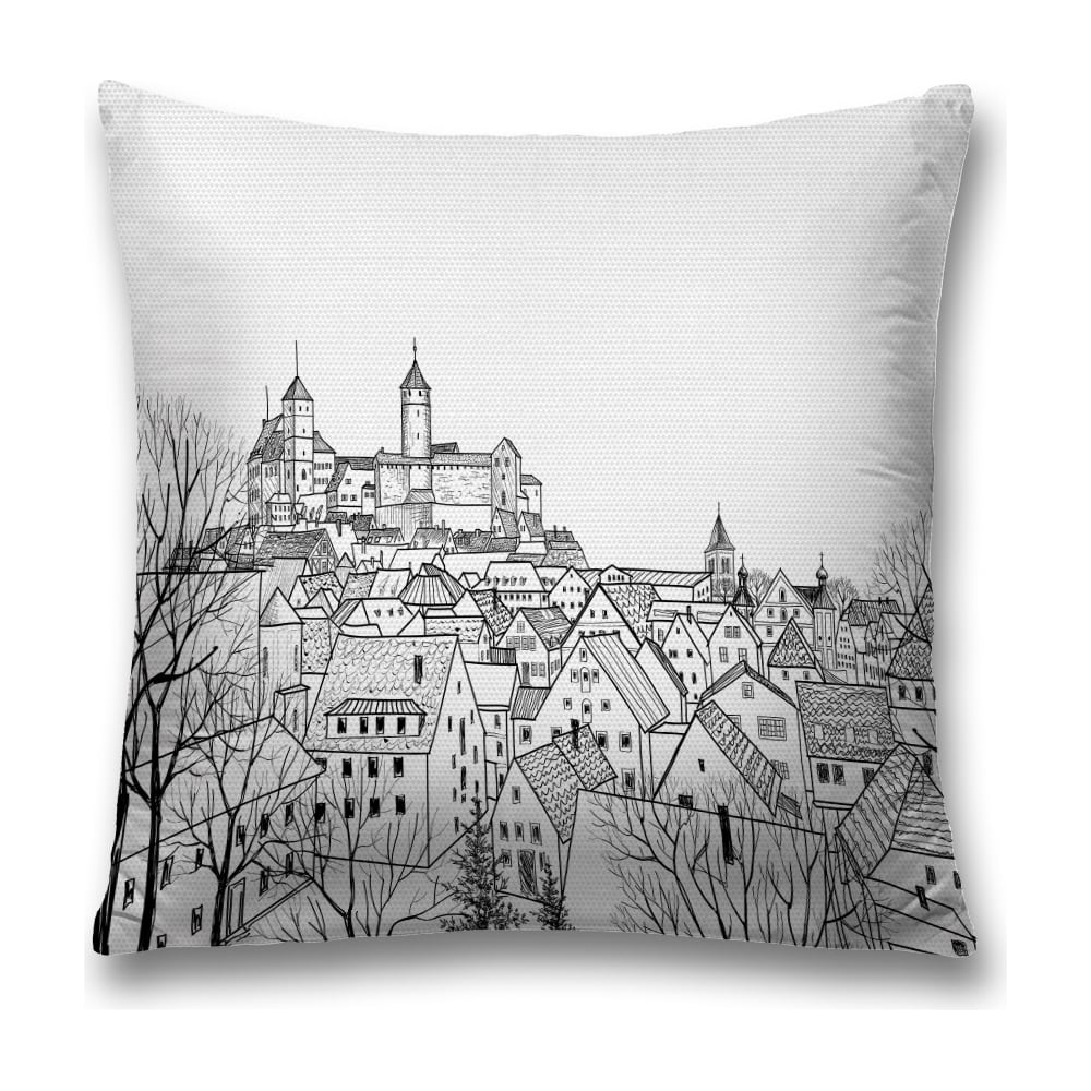 Изображение товара Декоративная наволочка JoyArty sl_17734 черно-белая 45x45 см