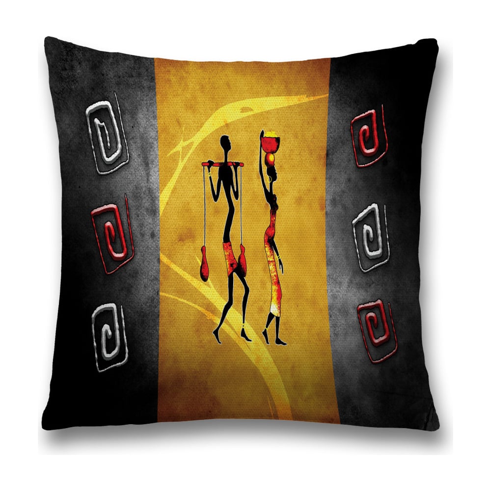 Изображение товара Декоративная наволочка JoyArty 45х45 см с яркими цветами и молнией