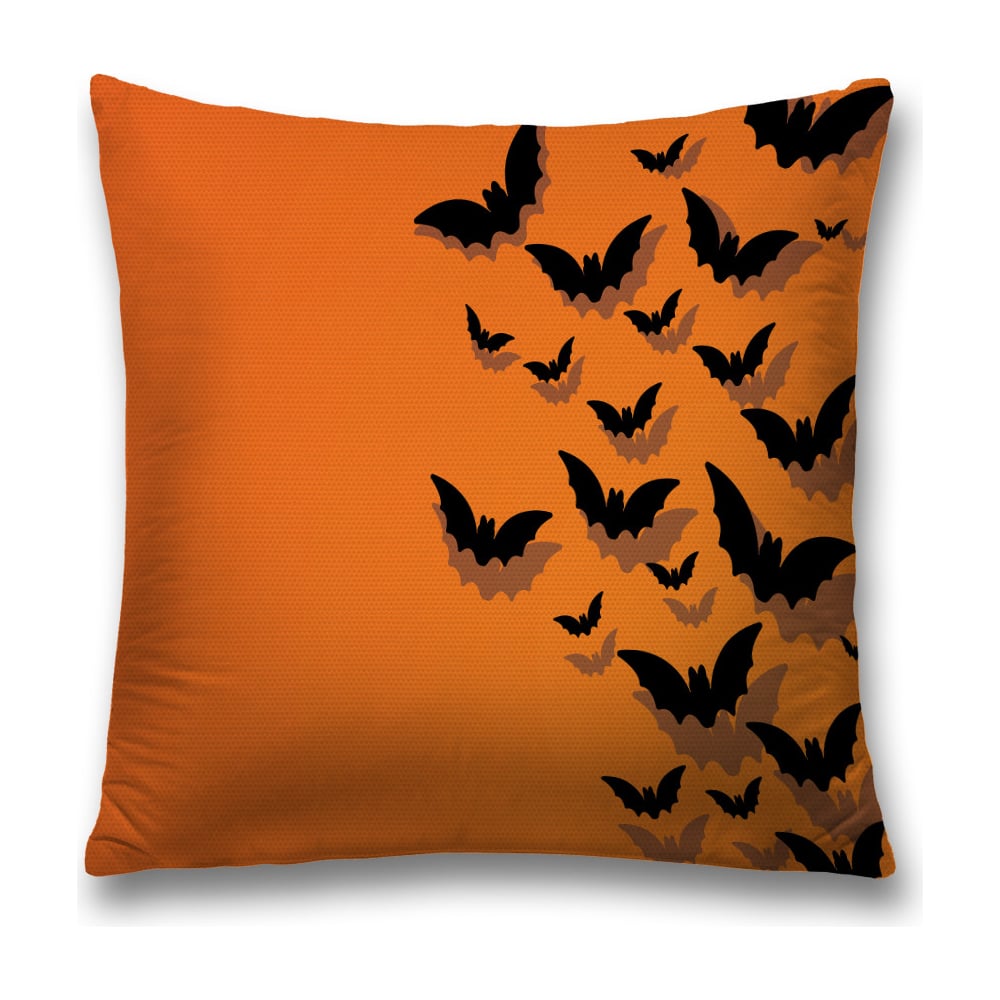 Изображение товара Декоративная наволочка JoyArty sl_4597 оранжевая и черная 45х45 см