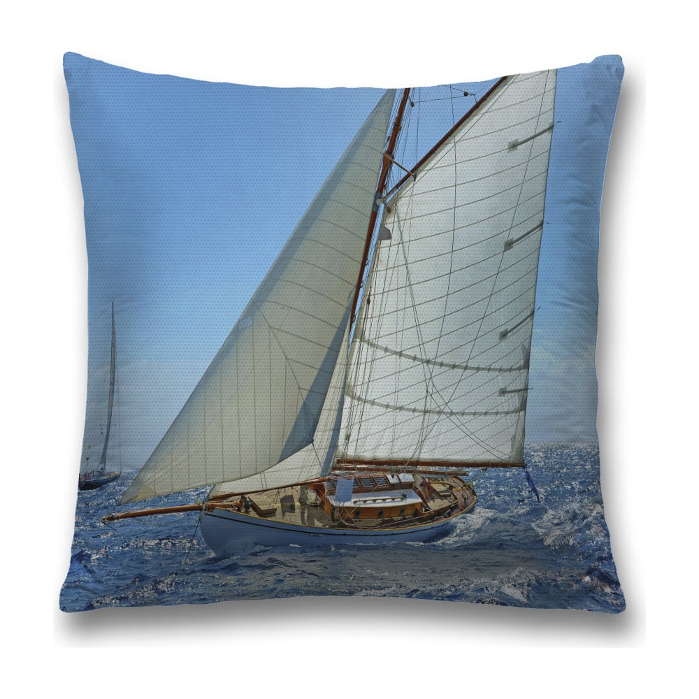 Изображение товара Декоративная наволочка JoyArty sl_32830 голубого цвета