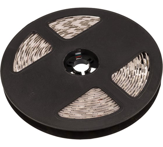 Изображение товара Светодиодная лента Lamper LED 5м, 12В, 10 мм, IP23, SMD 5050, 60 LED/m, свет RGB 141-389