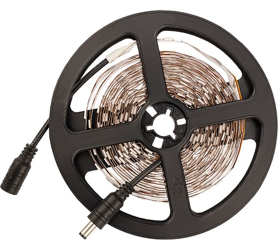 Изображение товара Светодиодная лента Lamper LED 5м, 12В, 10 мм, IP23, SMD 5050, 60 LED/m, свет синий 141-463