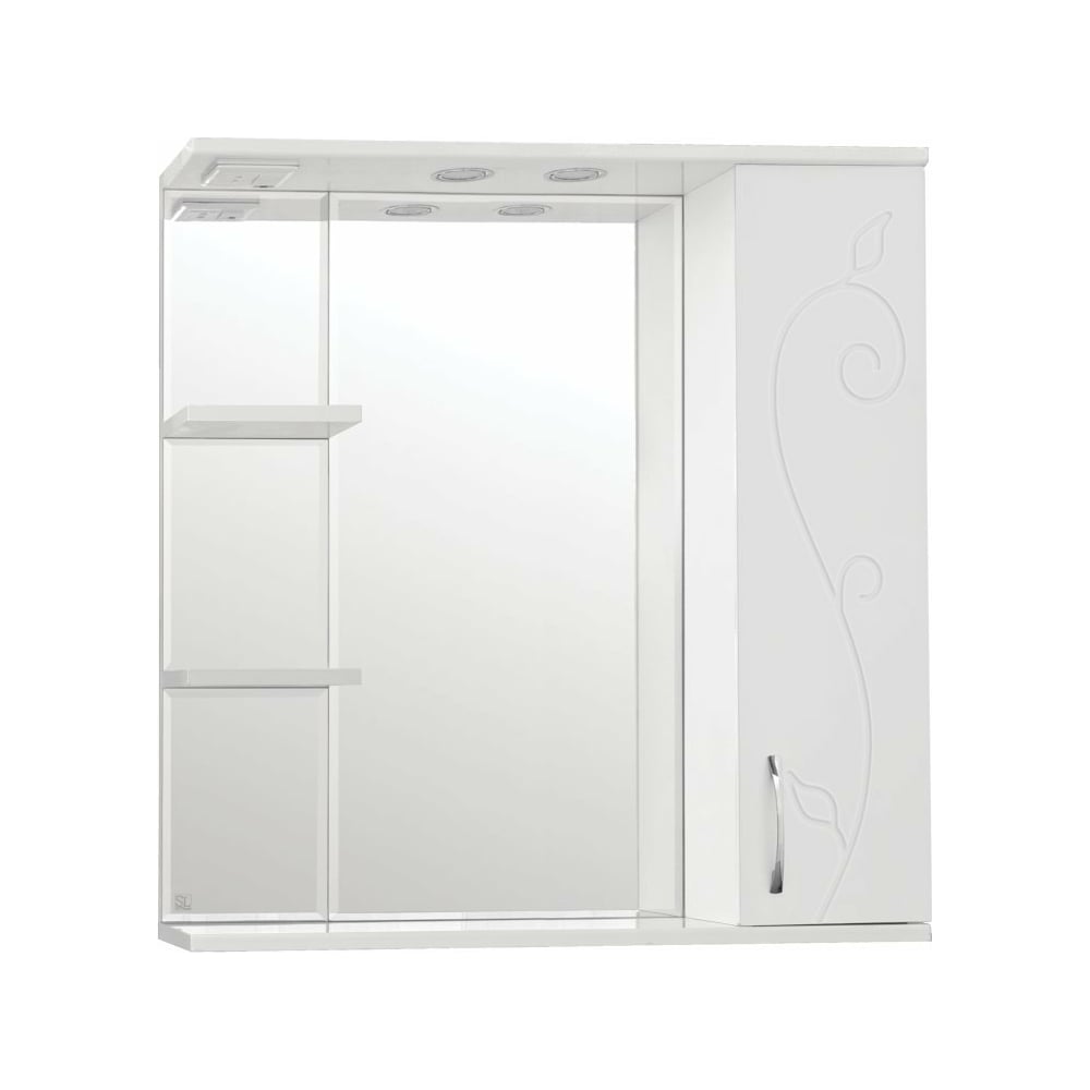 Зеркало-шкаф Style Line зеркало style line атлантика 90 с подсветкой белое сс 00002213