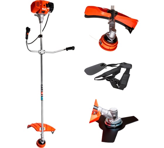 Изображение товара Бензиновый триммер 2,1 л.с., леска/нож, Gigant CG-KW02-520