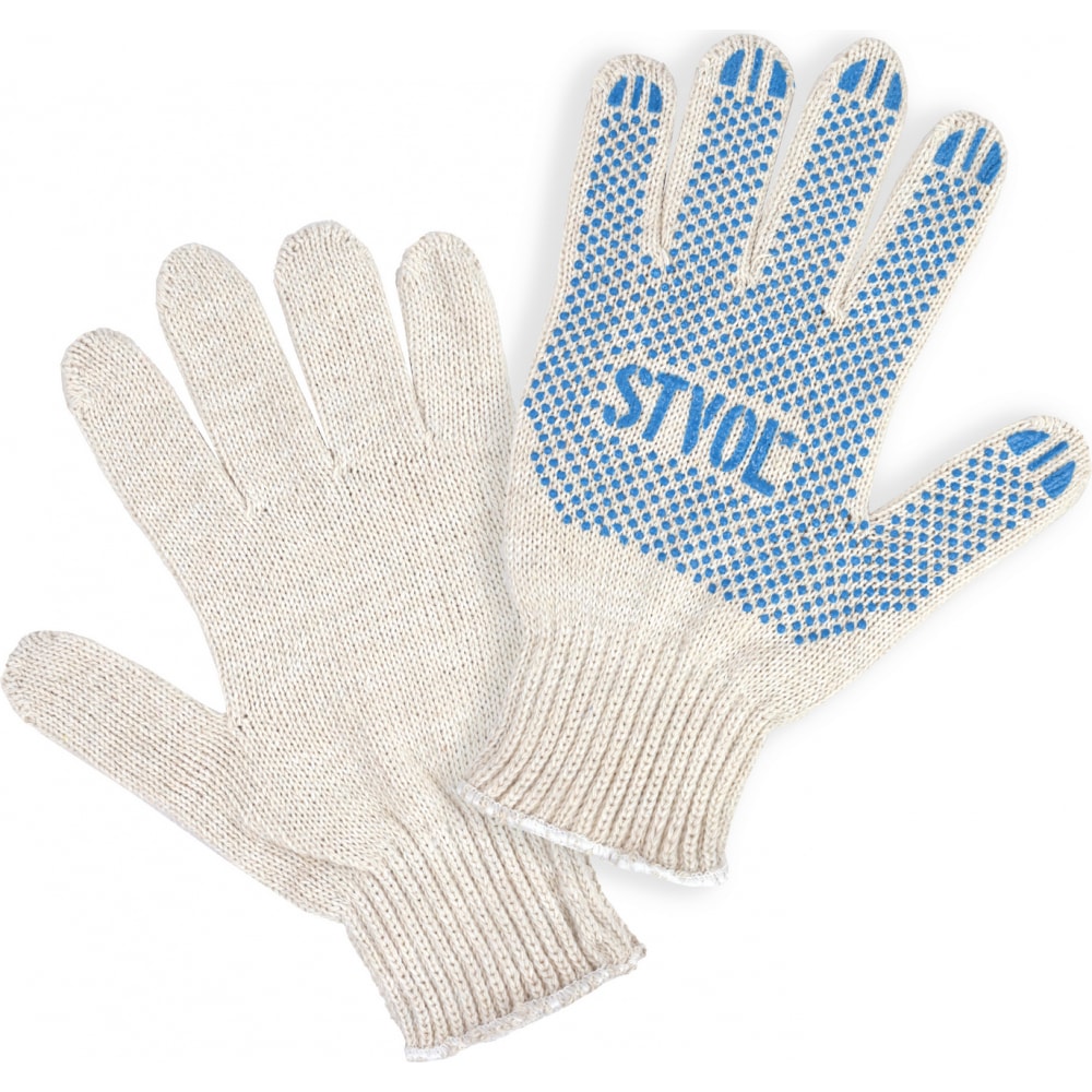 Рабочие перчатки STVOL, цвет белый, размер 8.5