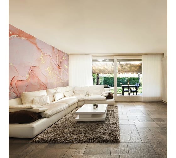 Изображение товара Фотообои ООО Ортограф Peach colour 3.97x2.7 м OF_34043