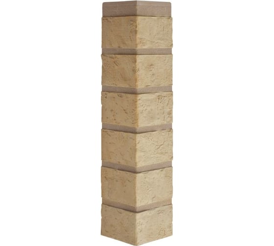 Изображение товара Наружный угол к фасадным панелям Альта Профиль КИРПИЧ ЖЕЛТЫЙ 7285