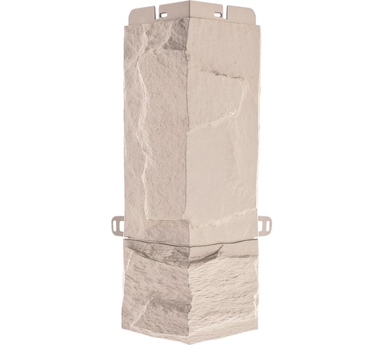 Изображение товара Наружный угол к фасадным панелям Альта Профиль коллекции ГРАНИТ ЭКО КРЕМОВЫЙ 8375