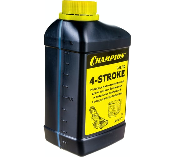 Изображение товара Масло минеральное (1 л; SAE 30) для 4-тактных двигателей Champion 952852