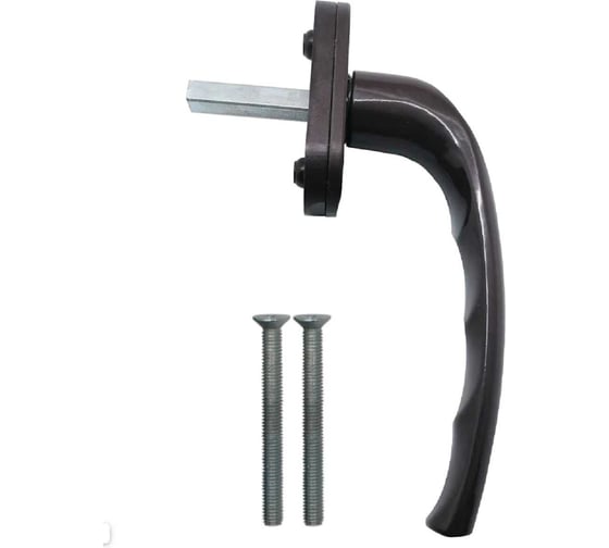 Изображение товара Алюминиевая ручка Левша "Твист" коричневая У1-2322.К