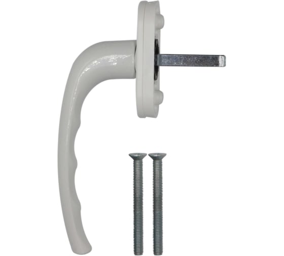 Изображение товара Алюминиевая ручка Левша "Твист" белая У1-2322.Б