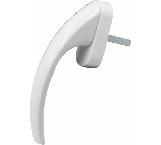 Изображение товара Алюминиевая ручка Левша "Сатурн" белая У1-2323.Б