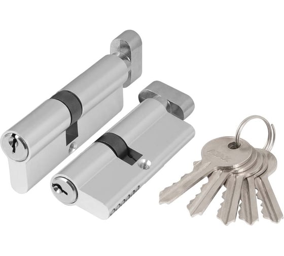 Изображение товара Цилиндровый механизм Ajax AZ102/90 mm (45+10+35), CP хром, 5 кл. 44567