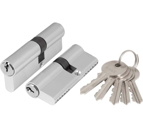 Изображение товара Цилиндровый механизм Ajax AZ100/90 mm (35+10+45), CP хром, 5 кл. 44561