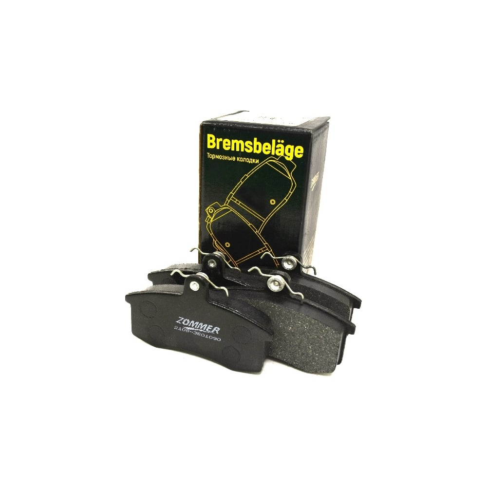 Колодка тормозная 2108-15,1117-19,2170-72,2190-94 пер ZOMMER 21083501090