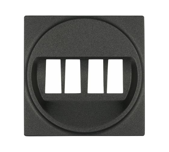 Изображение товара Накладка аудио-розетки LK Studio (черный бархат) LK45 857408-1