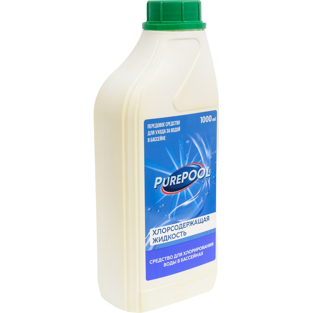 Изображение товара Хлорсодержащая жидкость для бассейнов CEMMIX PurePool 1 л для дезинфекции воды