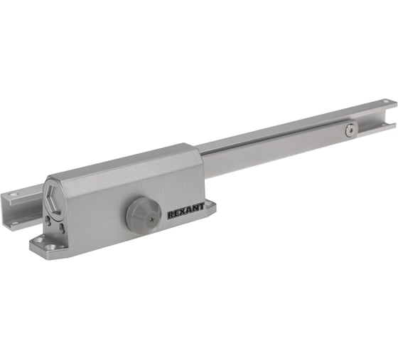 Изображение товара Дверной доводчик со скользящей тягой для установки на дверь весом до 65 кг REXANT 46-0511