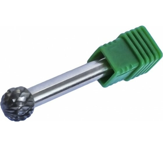 Изображение товара Шарошка сферическая по металлу в пластиковом футляре 10 мм, хв-к 6 мм Rockforce RF-617D1009