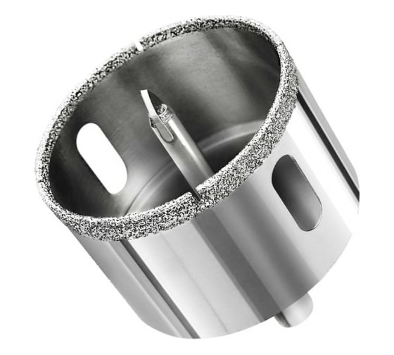 Изображение товара Коронка алмазная с центрирующим сверлом по керамограниту и керамике 110 мм RENNBOHR 676201