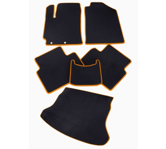 Изображение товара Коврики Vicecar ЕВА в салон и багажник для Chevrolet Orlando 2010-2022 SB7013R_оран