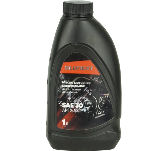 Изображение товара Масло моторное минеральное 4Т SAE 30 API SJ/CF 1 л Loncin 00-00156960