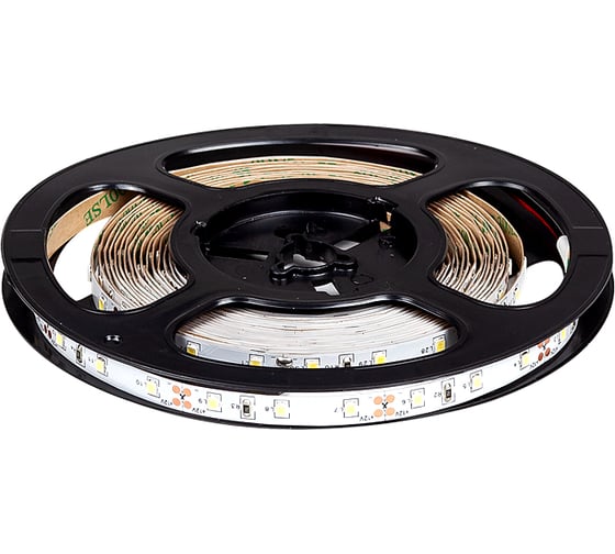 Изображение товара Светодиодная лента MAKSILED 12В, 60д/м, 4.8Вт/м, IP20, 360лм/м, 7000K, 5м ML-R60-2835-CW-PRO