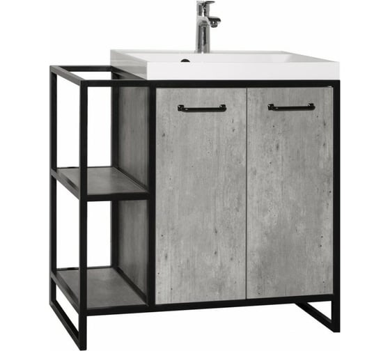 Изображение товара Тумба Style Line ЛОФТ 1.1 60/80 см Classic 60 БЕТОН ЛС-000010019