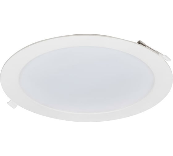 Изображение товара Встраиваемый светодиодный светильник MAKSILED 18Вт, 3000K/4000K/6000K, 1260/1476/1332лм, круг, регулируемый, белый ML-IN-8205-TRIW