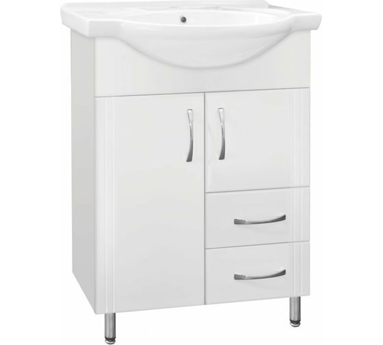 Изображение товара Тумба Style Line 10/2 (2 ящ.) под умывальник Байкал 60 ЛС-00000103