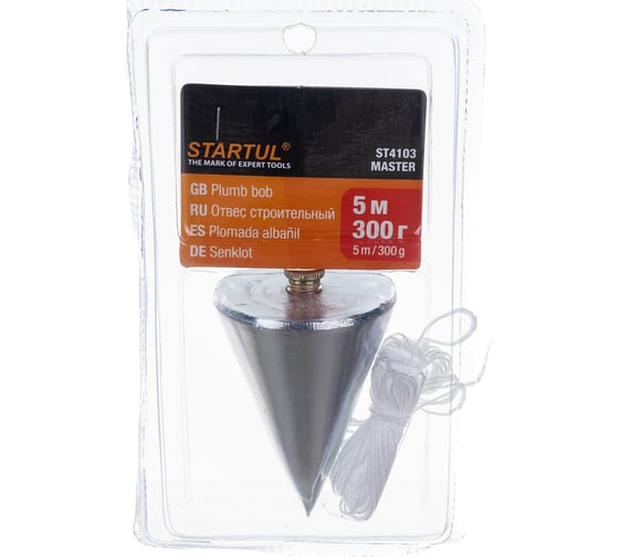 Изображение товара Строительный отвес STARTUL 300 г ST4103