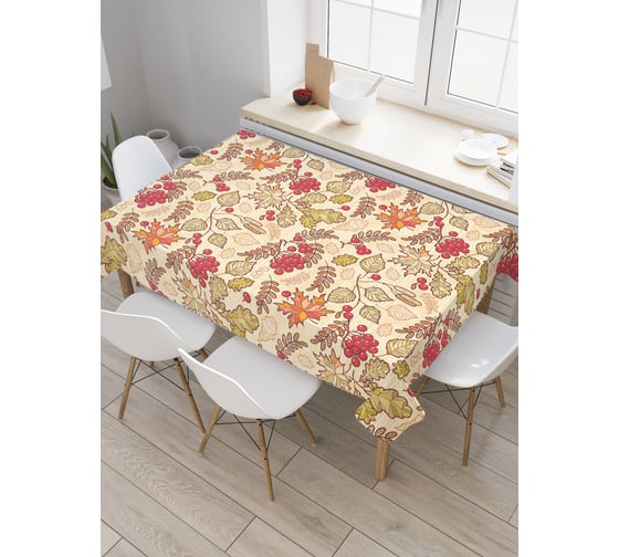 Изображение товара Прямоугольная скатерть JoyArty Дары осени из сатена tc_38373_120x145