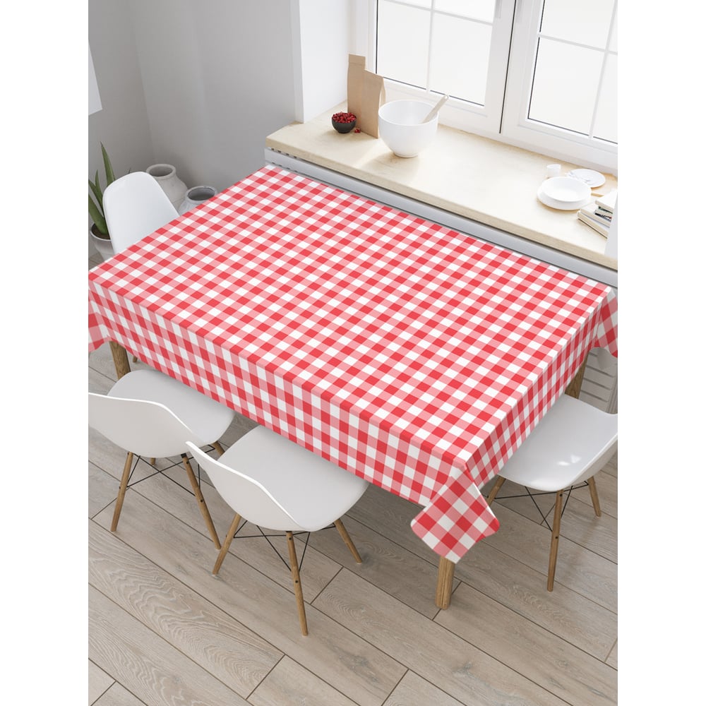 Изображение товара Прямоугольная скатерть JoyArty Итальянский стиль 120x145 сатен моющаяся