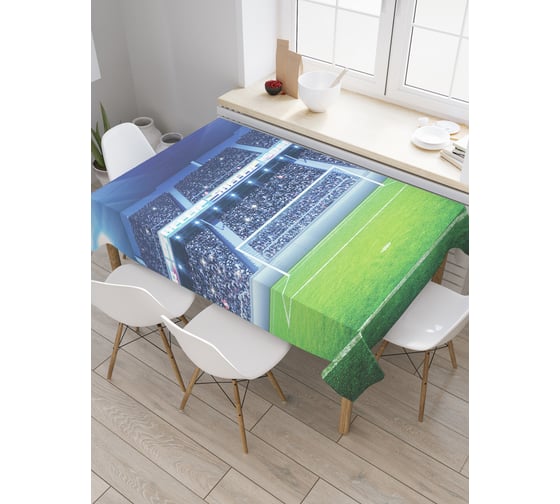 Изображение товара Прямоугольная скатерть JoyArty Полные трибуны из сатена tc_378802_120x145