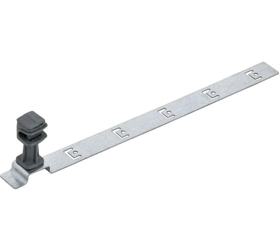 Изображение товара Держатель круглого проводника IEK6-8мм черепичная кровля, оцинкованная сталь ZDP80-11-5-68