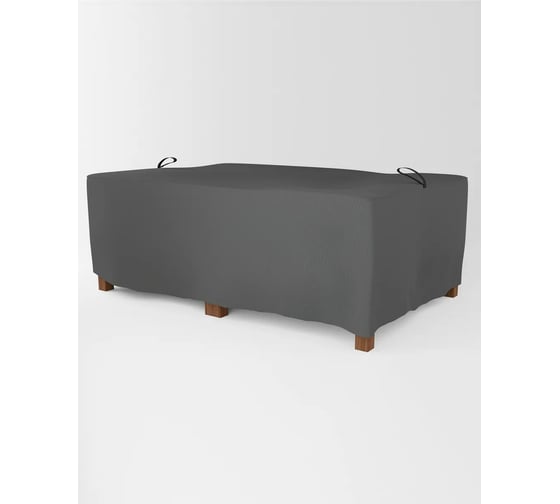 Изображение товара Чехол для стола Tplus 2000x1500x680 мм, оксфорд 240, серый T019898