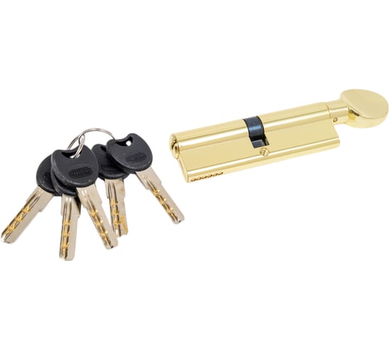 Изображение товара Цилиндр PALIDORE 100PВ 50/50С ключ/завертка, золото 98760906