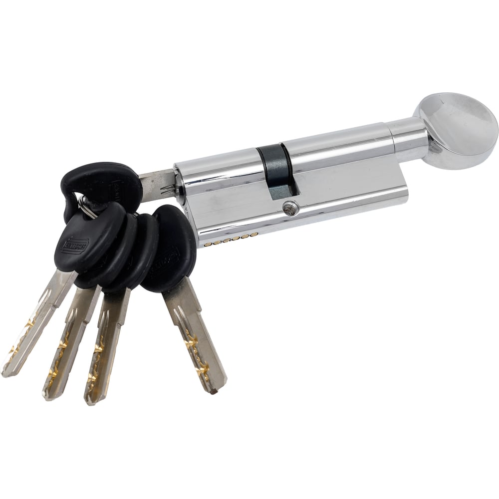 Изображение товара Цилиндр PALIDORE 80PC 35/45C ключ заветка хром блестящий