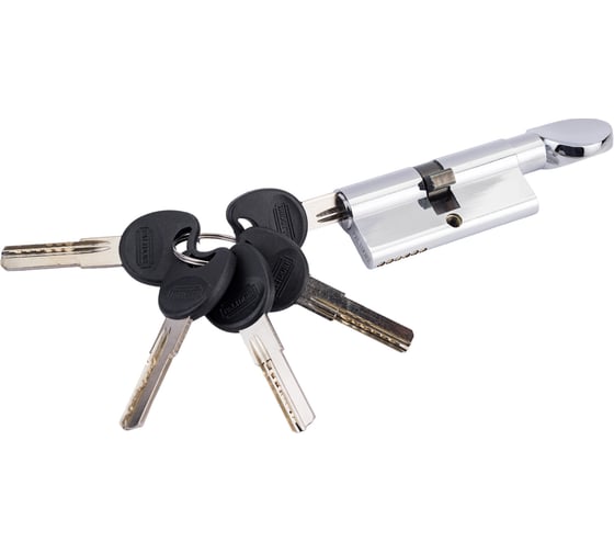 Изображение товара Цилиндр PALIDORE 70PС 35/35С ключ/завертка, хром блестящий 98760921