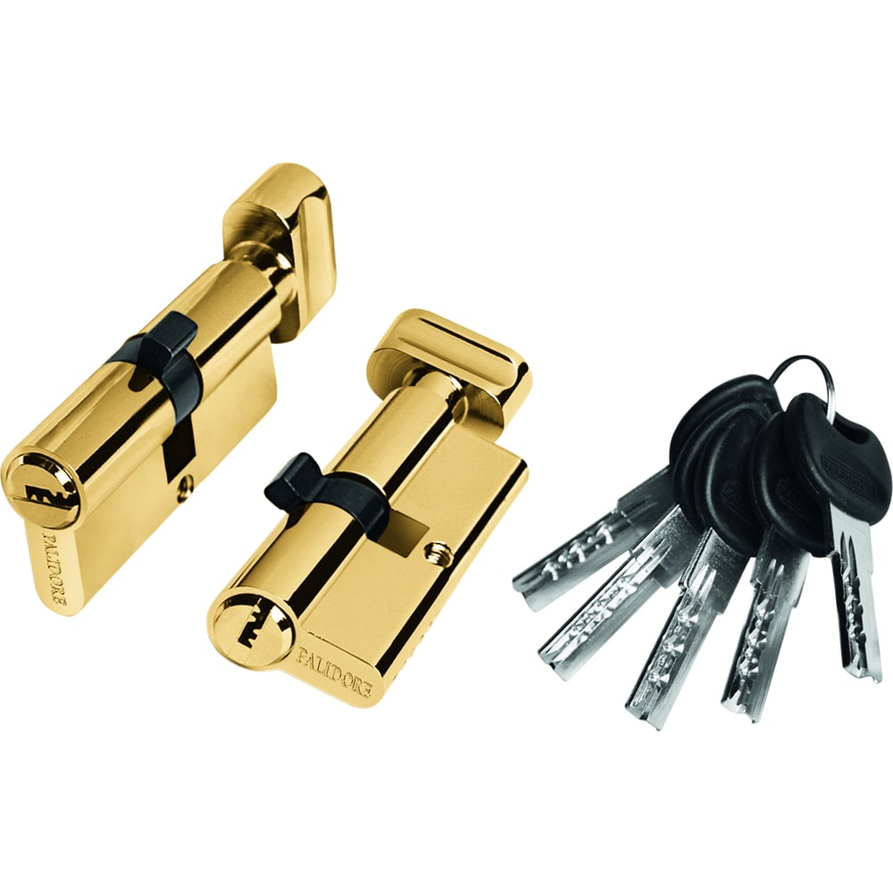 Изображение товара Цилиндр PALIDORE 70PB 35/35С ключ/завертка, золото 98760919