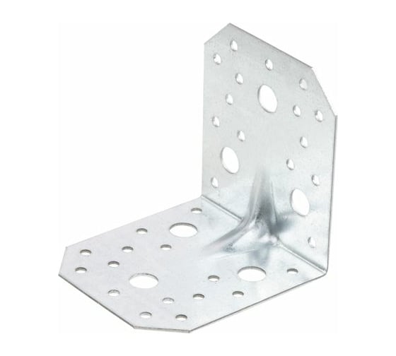 Изображение товара Крепежный усиленный уголок STARFIX 65х90х90 мм, белый цинк SMP-44273-1
