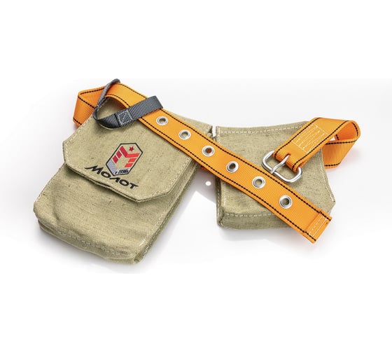 Изображение товара Пояс для инструмента с двумя сумками МОЛОТ ПДИ-02