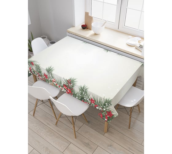 Изображение товара Прямоугольная скатерть JoyArty Двухстороннее рождественское оформление tc_37171_120x145