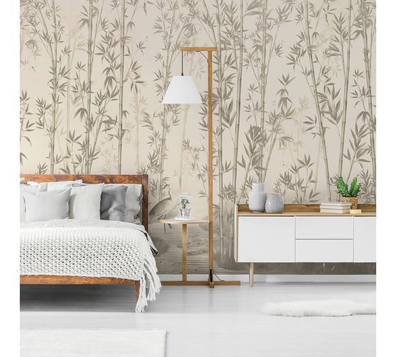 Изображение товара Фотообои ООО Ортограф Bamboo forest sepia 3.71x2.7 м OT-G_33927