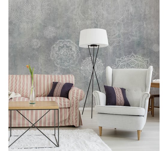 Изображение товара Фотообои ООО Ортограф Mandala light 2.49x2.7 м OT-G_31707