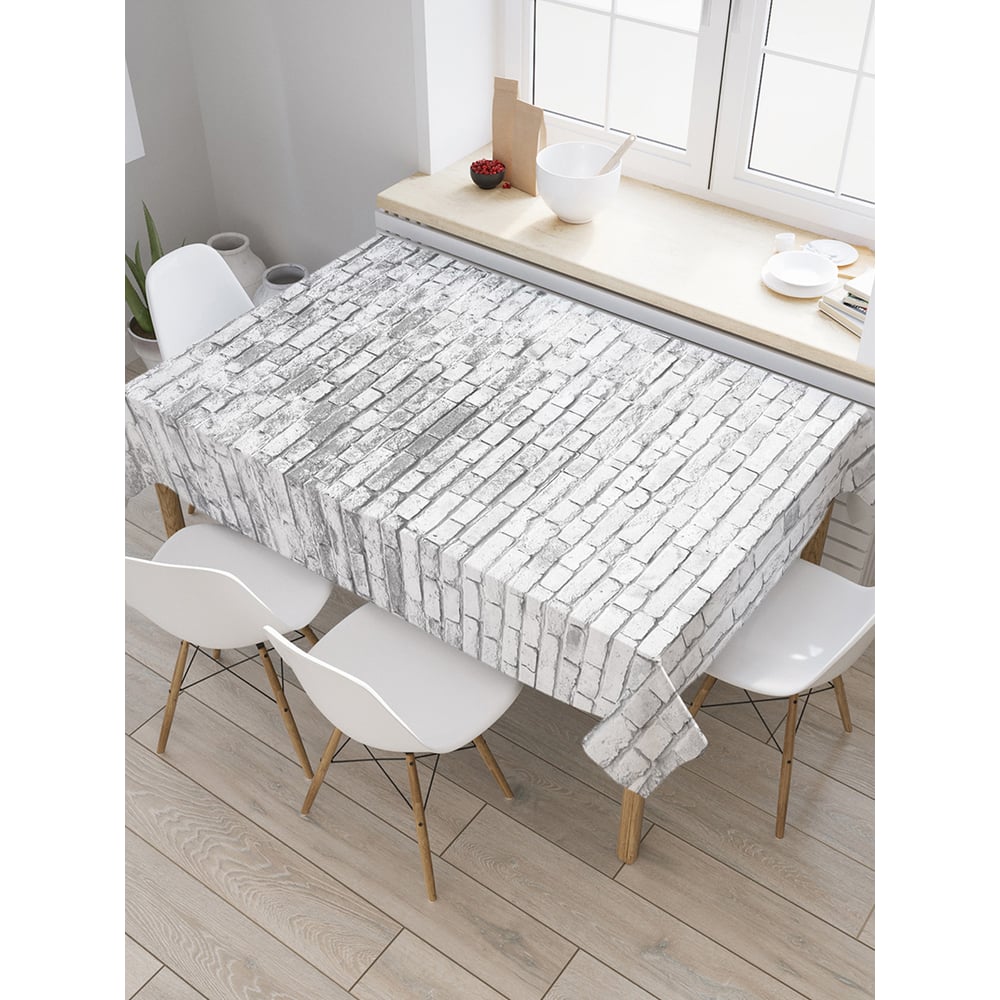 Изображение товара Прямоугольная скатерть JoyArty Старые кирпичи 120x145 сатен современный дизайн